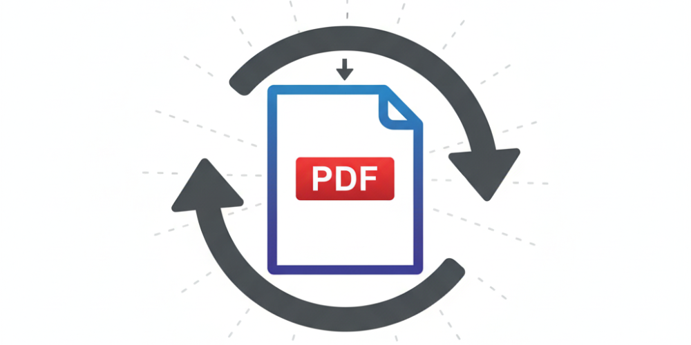 أداة جرافيكسي لتدوير صفحات ملف PDF وتعديل اتجاهها إلى الوضع الصحيح